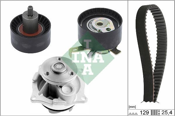 INA 530 0066 30 Water Pump & Timing Belt Set 530006630