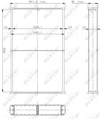 Core, radiator NRF 14022