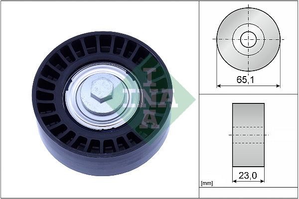 INA 532 0882 10 Deflection/guide pulley, v-ribbed belt 532088210