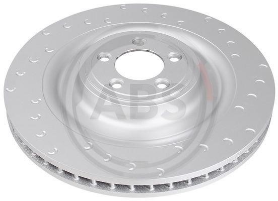 ABS 18743 Front right ventilated brake disc 18743