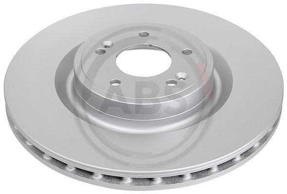 ABS 18753 Front brake disc ventilated 18753