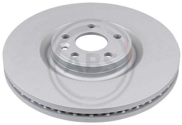 ABS 18741 Front brake disc ventilated 18741