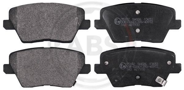 ABS 35182 Brake Pad Set, disc brake 35182