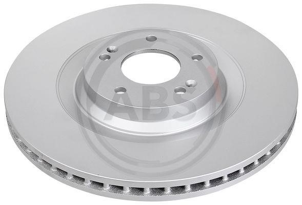 ABS 18814 Front brake disc ventilated 18814