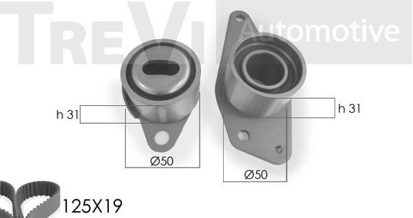 Trevi automotive KD1008 Timing Belt Kit KD1008