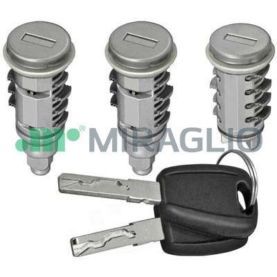 Miraglio 80/1217 Lock cylinder, set 801217