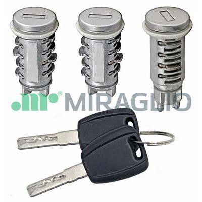 Miraglio 80/1216 Lock cylinder, set 801216