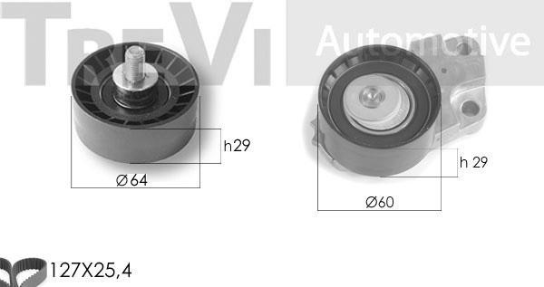 Trevi automotive KD1279 Timing Belt Kit KD1279