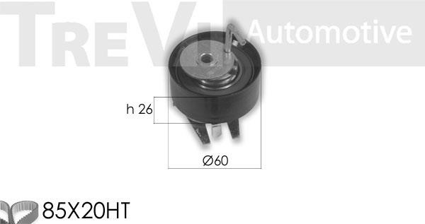 Trevi automotive KD1328 Timing Belt Kit KD1328