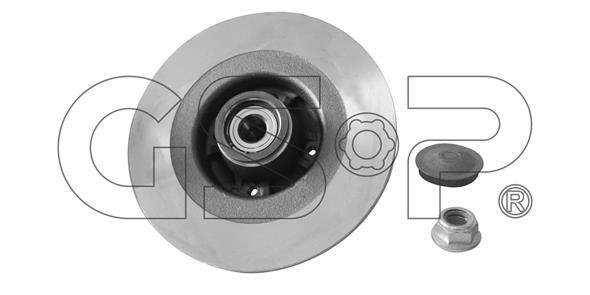 GSP 9225041K Rear brake disc, non-ventilated 9225041K