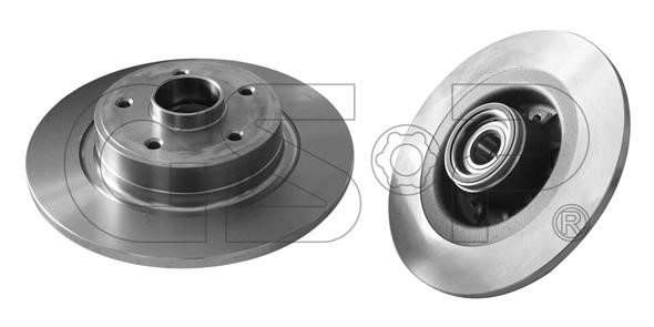 GSP 9230141 Rear brake disc, non-ventilated 9230141