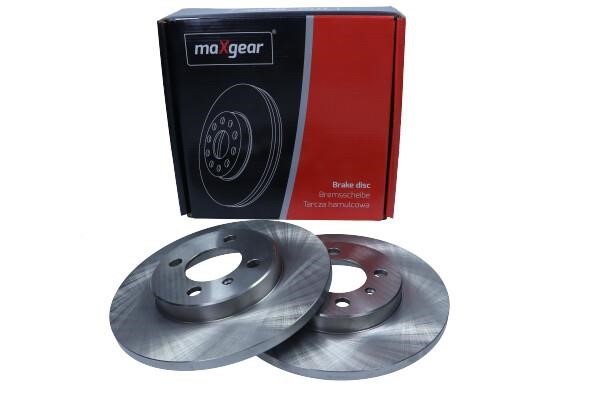 Unventilated front brake disc Maxgear 192664