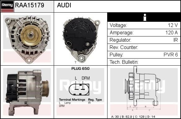 Remy RAA15179 Alternator RAA15179