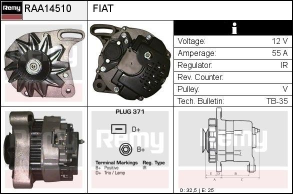 Remy RAA14510 Alternator RAA14510