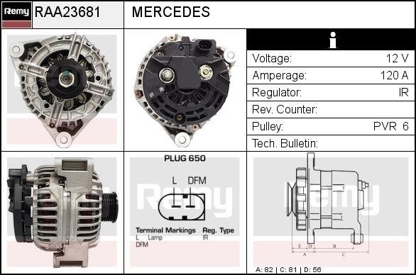 Remy RAA23681 Alternator RAA23681