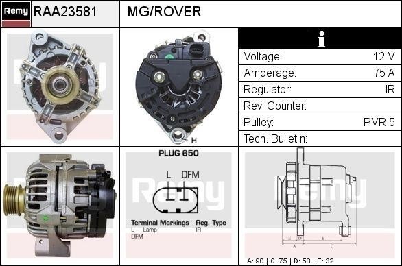 Remy RAA23581 Alternator RAA23581