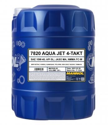 SCT MN7820-20 Motor oil MANNOL 7820 Aqua Jet 4-Takt 10W-40 API SL, JASO MA, NMMA FC-W, 20 l MN782020