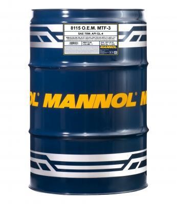 SCT MN8115-60 Transmission oil MANNOL MTF-3 OEM 75W GL-4, 60 l MN811560