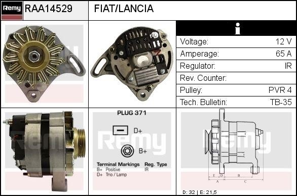 Remy RAA14529 Alternator RAA14529