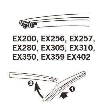 Trico Wiper Blade Frame Rear Trico ExactFit Rear 200 mm (8&quot;) – price 28 PLN