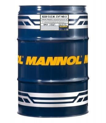SCT MN8220-DR Transmission oil MANNOL 8220 CVT NS-3, 208 l MN8220DR