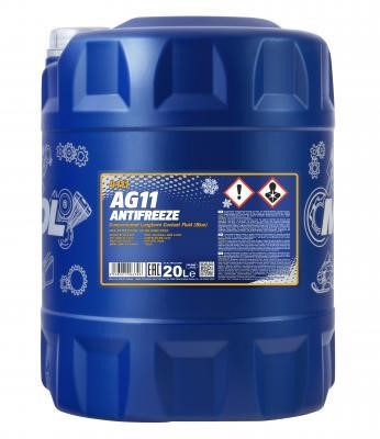 Mannol MN4111-20 Frostschutzmittel MANNOL Antifreeze Longterm 4111 AG11 blau, Konzentrat, 20 l MN411120