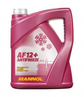 Mannol MN4112-5 Frostschutzmittel MANNOL Antifreeze Longlife 4112 AF12+ rot, Konzentrat, 5 l MN41125