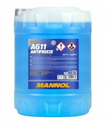 Mannol MN4011-10 Frostschutz MANNOL Antifreeze Longterm 4011 AG11 blau, gebrauchsfertig -40C, 10 l MN401110