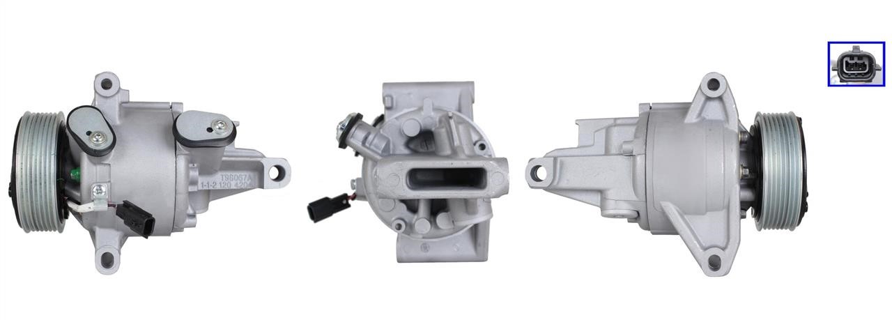 Elstock 51-1142 Compressor, air conditioning 511142 511142 Elstock Compressor, air conditioning