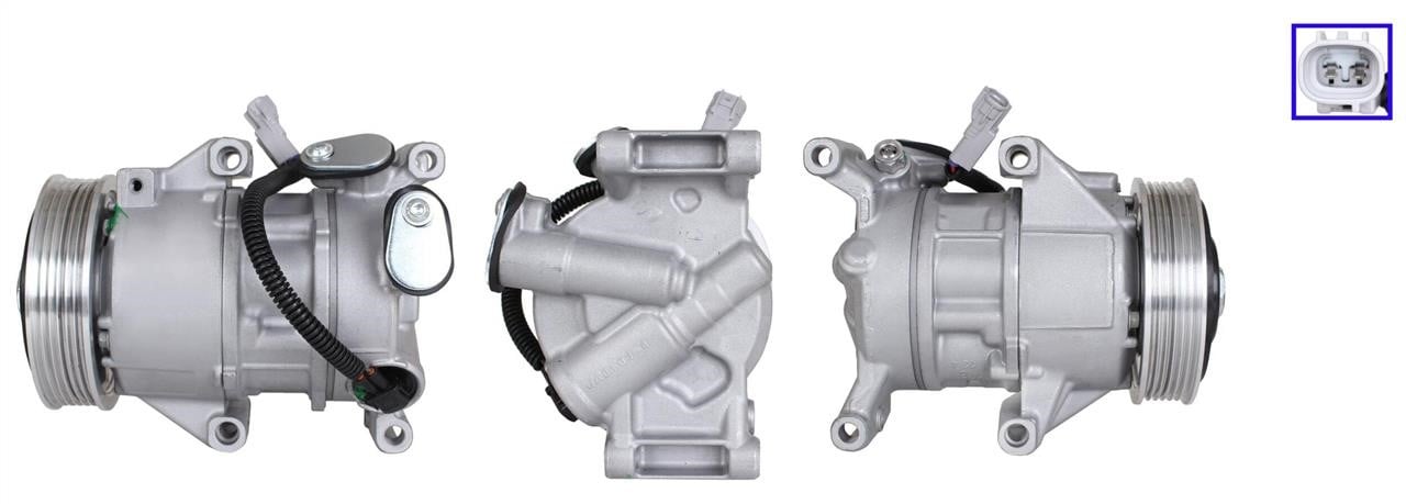 Elstock 51-1177 Compressor, air conditioning 511177 511177 Elstock Compressor, air conditioning