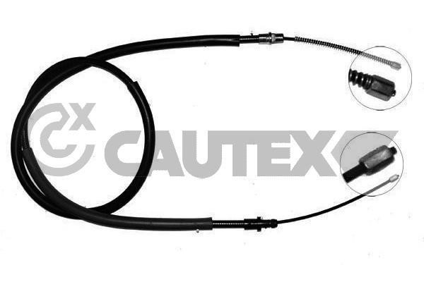 Cautex 030052 Parking brake cable, right 030052