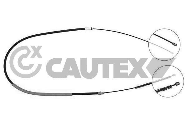 Cautex 038473 Parking brake cable set 038473
