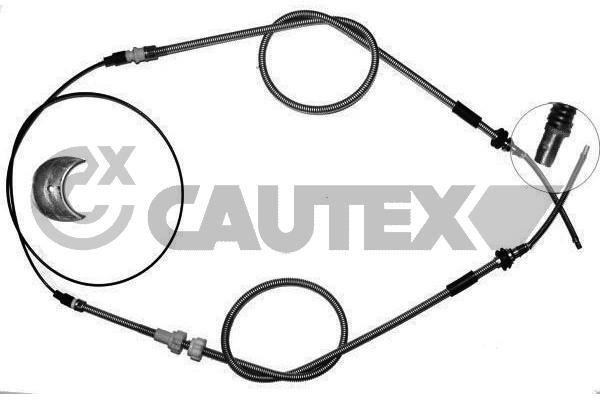 Cautex 761362 Cable Pull, parking brake 761362