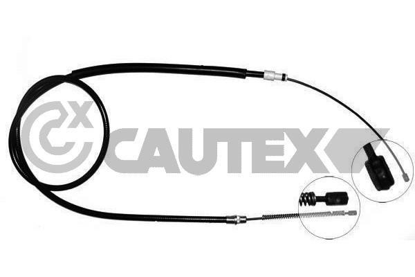 Cautex 038472 Parking brake cable set 038472