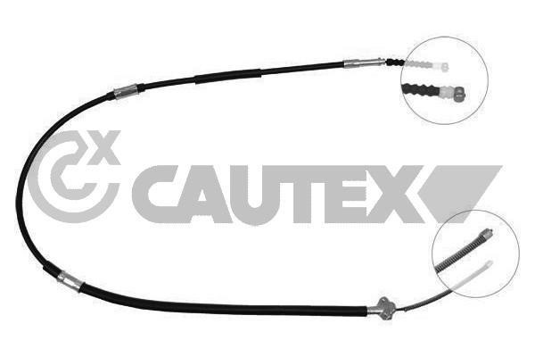 Cautex 762818 Cable Pull, parking brake 762818