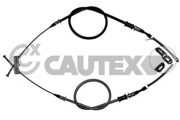 Cautex 765747 Cable Pull, parking brake 765747
