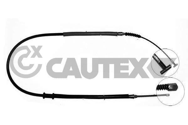 Cautex 015936 Parking brake cable left 015936