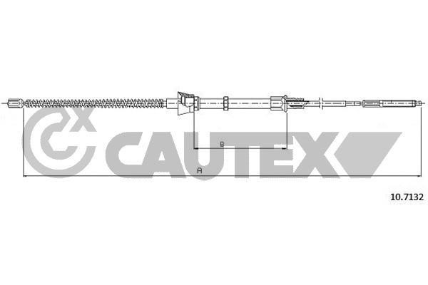 Cautex 468005 Cable Pull, parking brake 468005