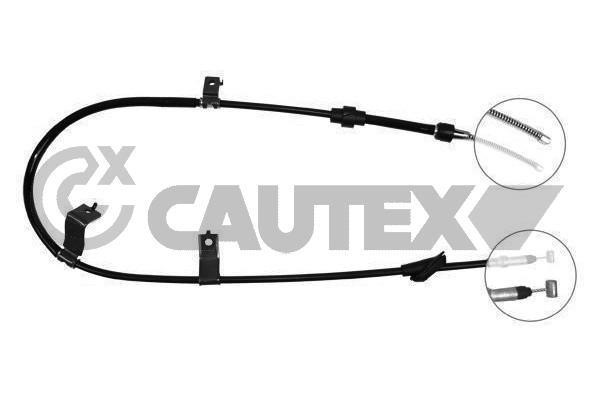 Cautex 761522 Cable Pull, parking brake 761522