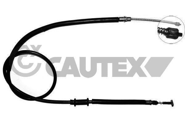 Cautex 018974 Parking brake cable left 018974