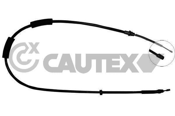 Cautex 761393 Cable Pull, parking brake 761393