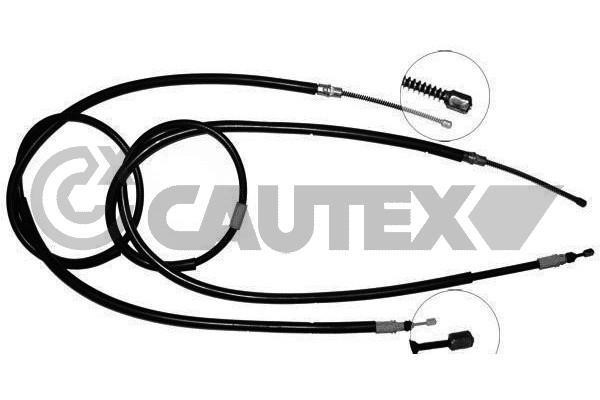 Cautex 765857 Cable Pull, parking brake 765857