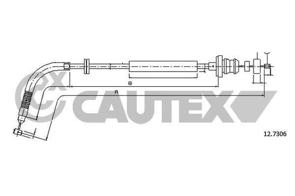 Cautex 761685 Accelerator cable 761685