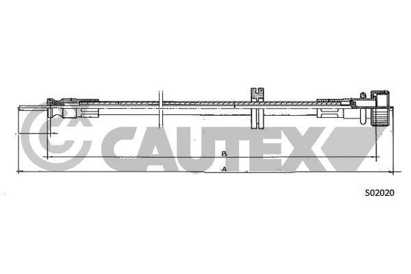 Cautex 766035 Tacho Shaft 766035