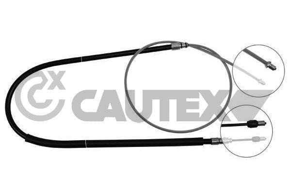 Cautex 208029 Parking brake cable set 208029