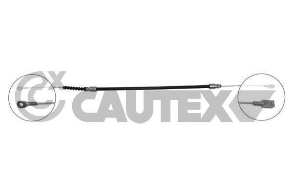 Cautex 762880 Cable Pull, parking brake 762880