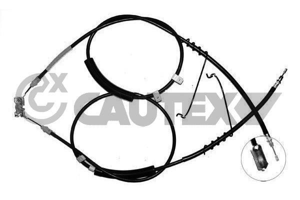 Cautex 088064 Parking brake cable set 088064