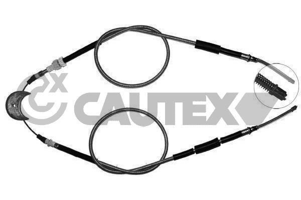 Cautex 087010 Cable Pull, parking brake 087010
