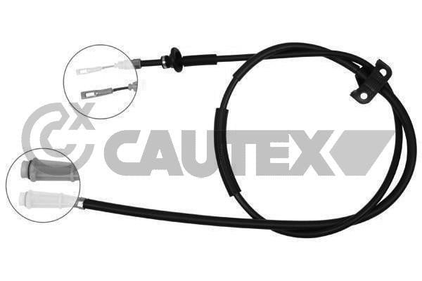 Cautex 708124 Parking brake cable set 708124