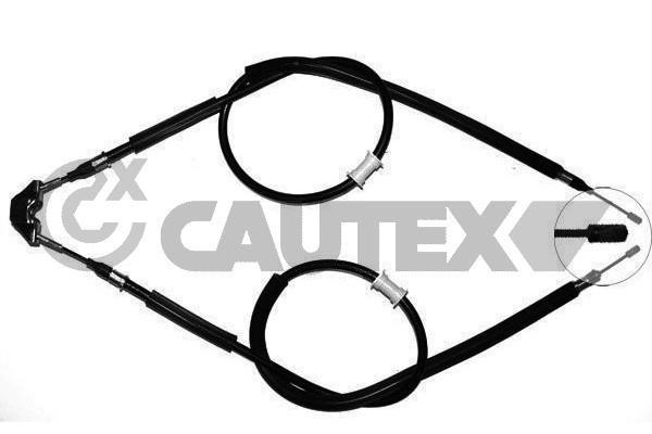 Cautex 489098 Parking brake cable set 489098
